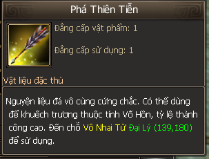 Mở Khung Thuộc Tính Võ Hồn 1