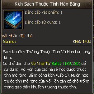 Sách Thuộc Tính Công Kích