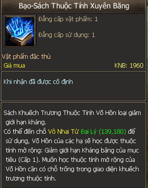 Sách Thuộc Tính Giảm Kháng