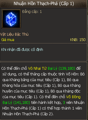Nhuận Hồn Thạch – Phá